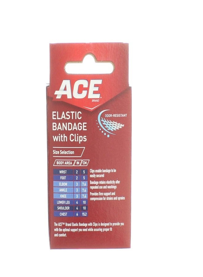 Ace Elastic Bandage with Clips 3 Inch, Pack of 4 - Image 3